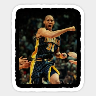 Reggie Miller - Vintage Design Of Basketball Sticker